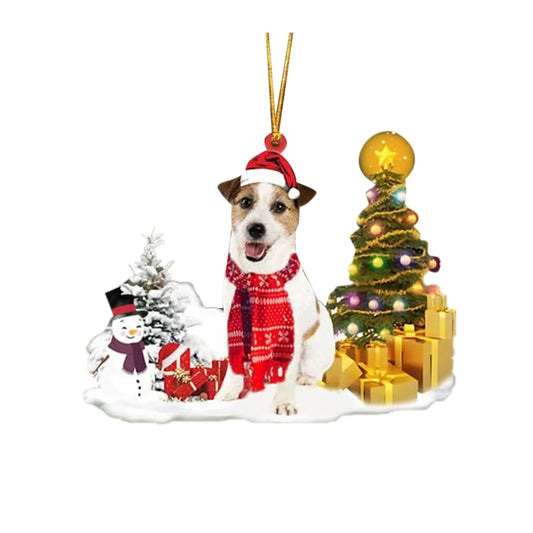 DIY Cute Christmas Tree Dog Ornament