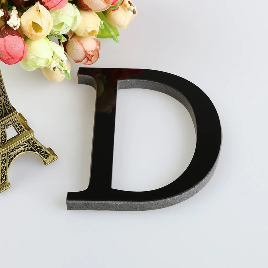 15cm Black Decorative Letters, 26 DIY Letters