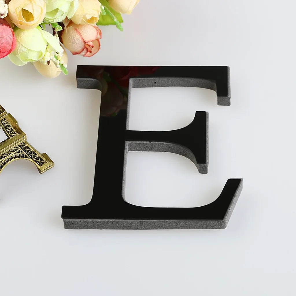 15cm Black Decorative Letters, 26 DIY Letters