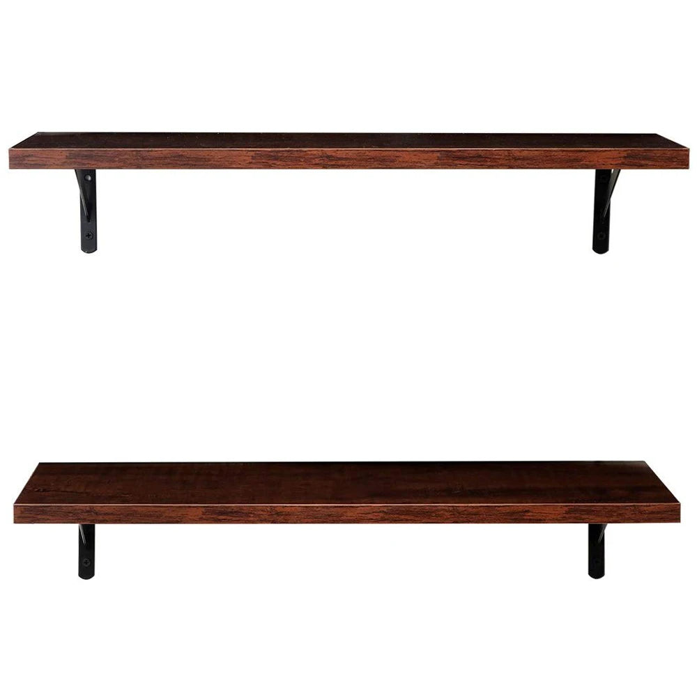 2 Display Ledge Floating Shelves , Wall Mounted with Bracket