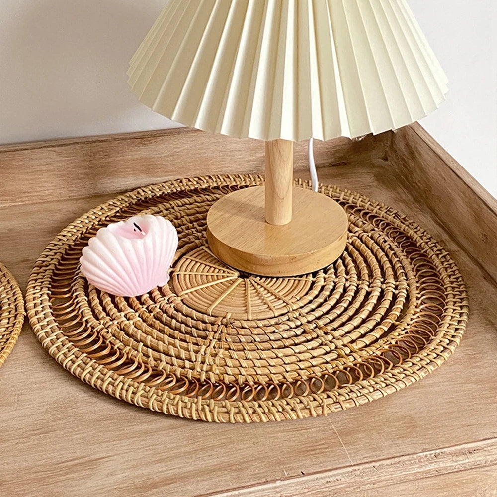 Woven Rattan Wall Hanging