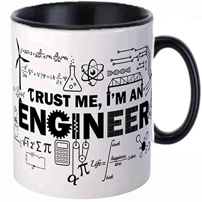 Engineer Cups Mechanic Coffee Mugs Scientific Technical Office