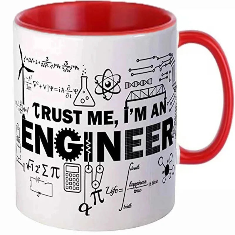 Engineer Cups Mechanic Coffee Mugs Scientific Technical Office