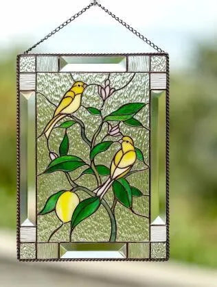 Stained Glass Acrylic Hanging Window Decoration