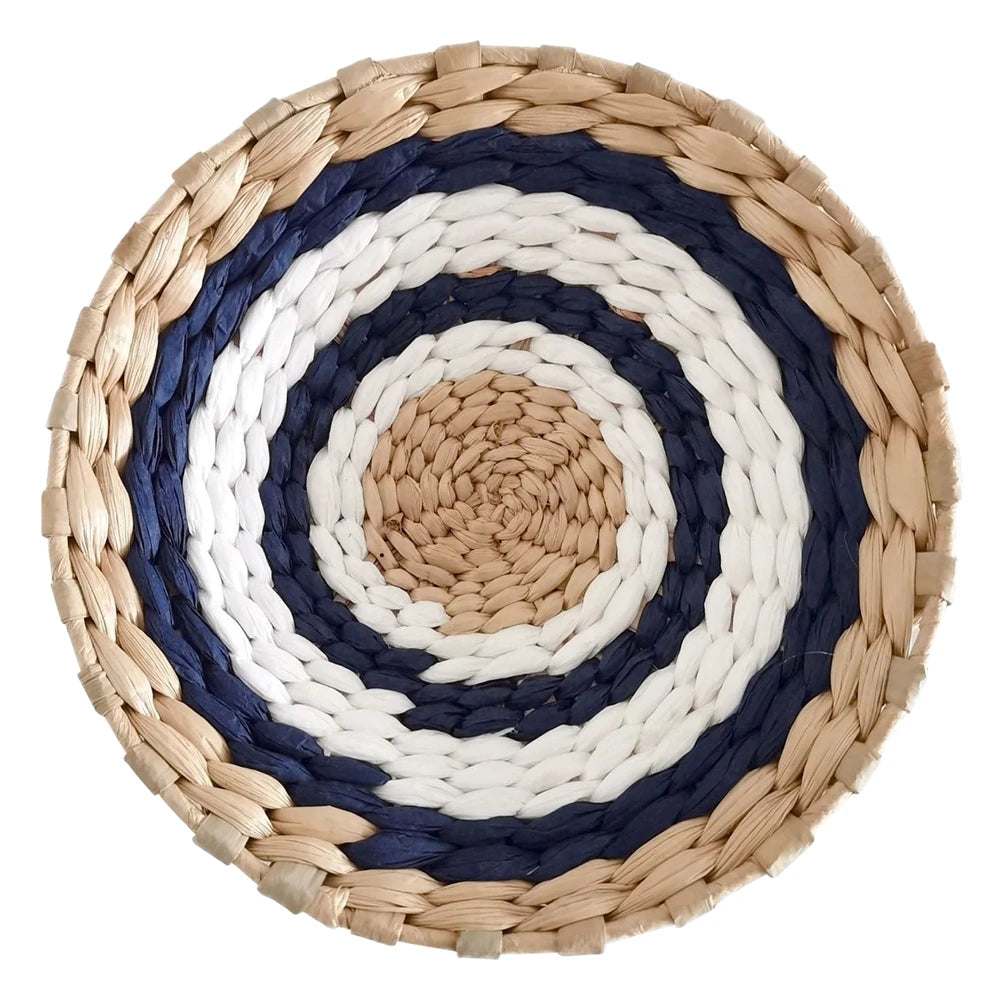 Woven, Round, Seagrass Basket Wall  Decor