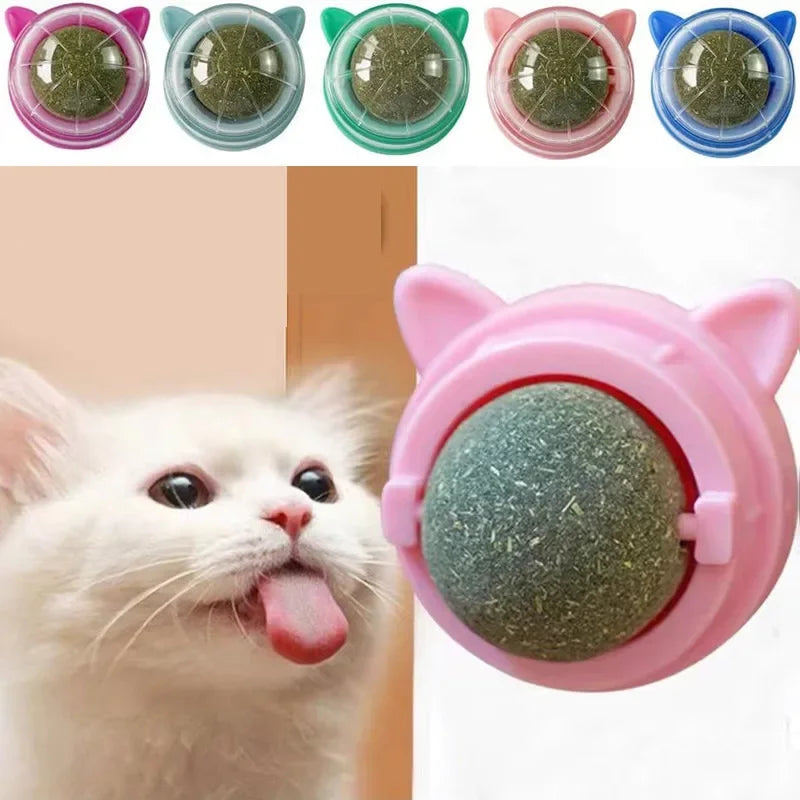 Catnip Balls Wall Stick-on Toys