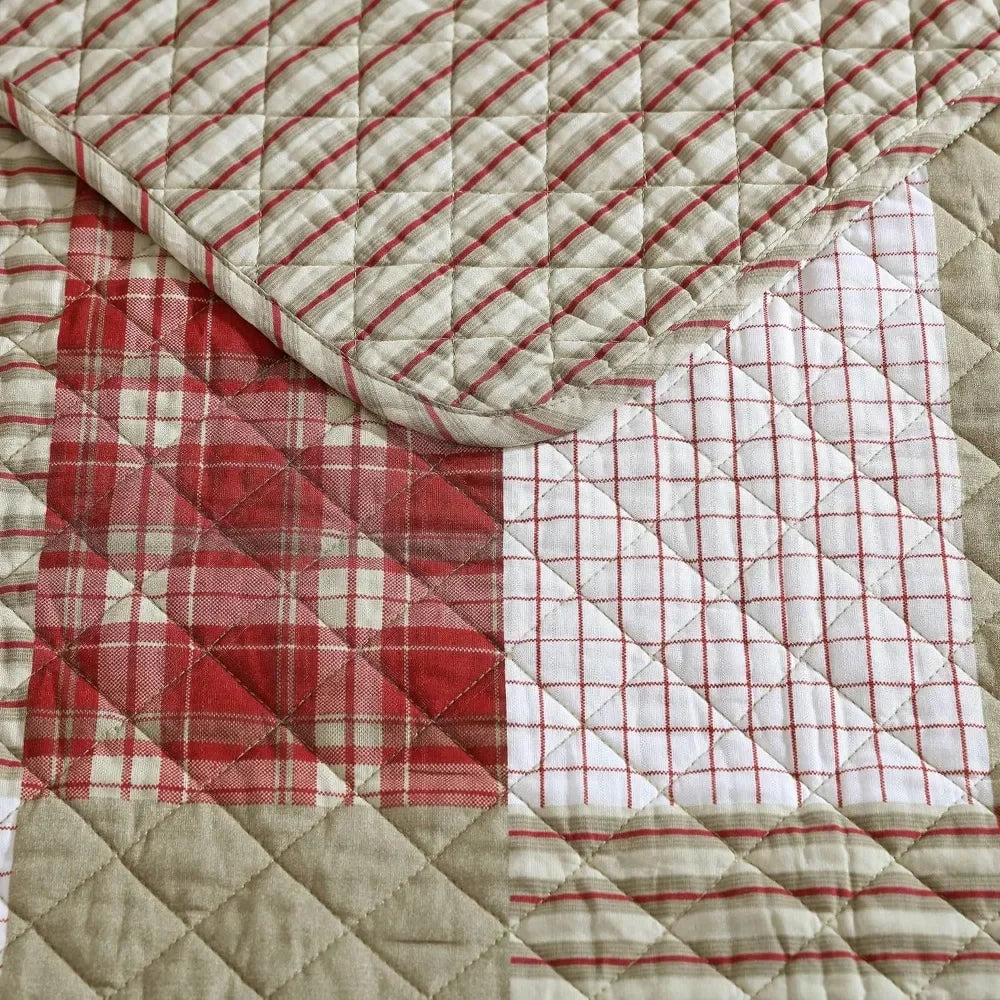 King-size, double-sided quilt set