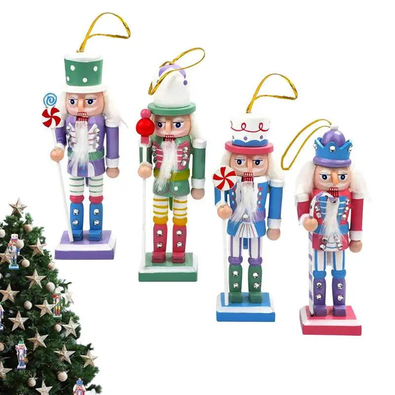 Wooden Nutcracker Soldier Figurines Ornaments 12.5cm