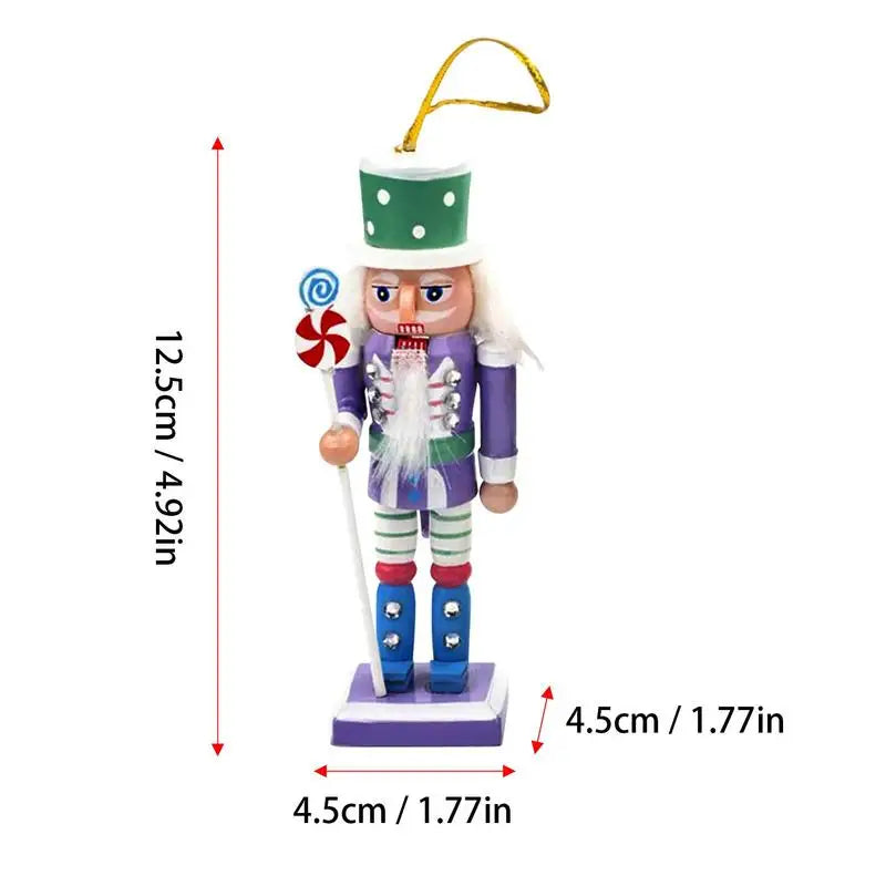 Wooden Nutcracker Soldier Figurines Ornaments 12.5cm