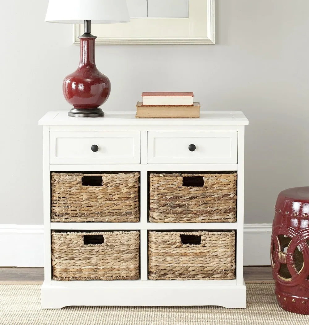 Freestanding Entryway Storage Unit Console Table                    Bathroom Furniture Home Decor, White