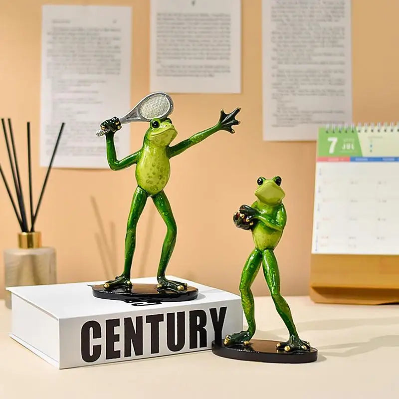 Sport Frog Statues