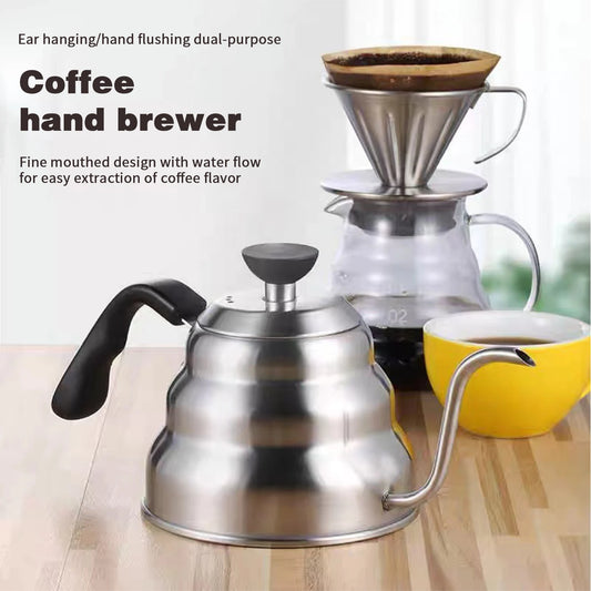 1Pc French Press Stainless Steel French Coffee Maker