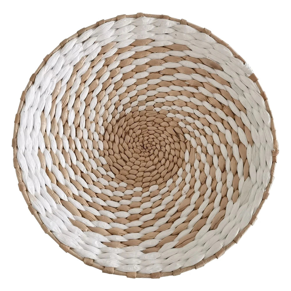 Woven, Round, Seagrass Basket Wall  Decor