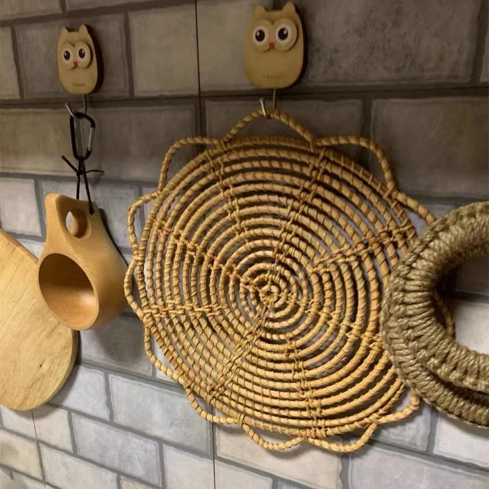 Woven Rattan Wall Hanging