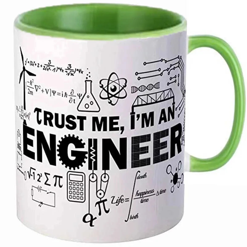 Engineer Cups Mechanic Coffee Mugs Scientific Technical Office