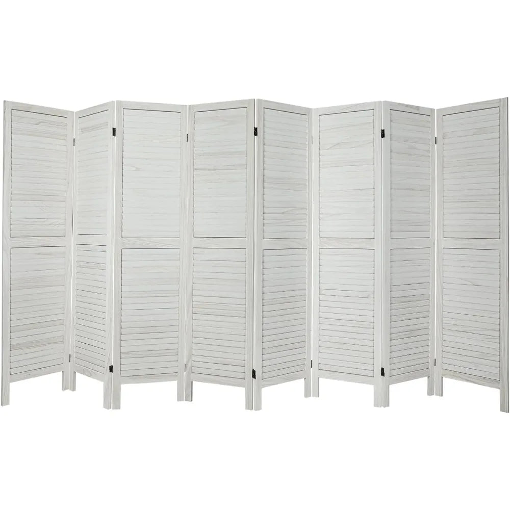 5.6 ft.,8 Panel Screen & Room Divider, Fully Assembled