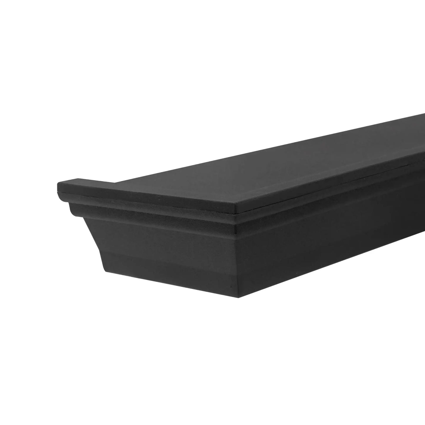 3pc Floating Decorative Shelves, Black