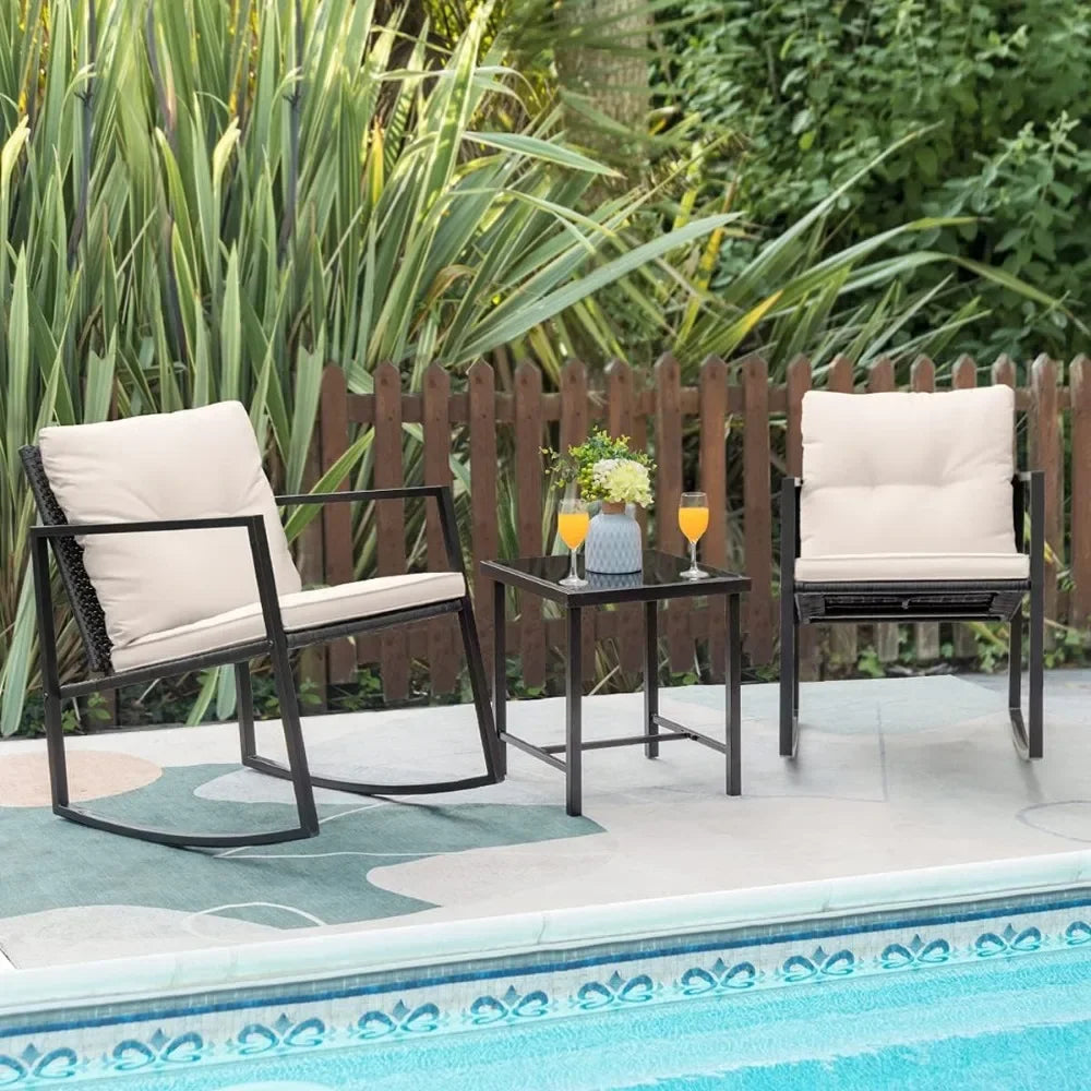 Garden outdoor furniture conversation set